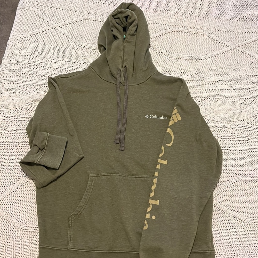 Men's Columbia Pullover Hooded Sweatshirt Size M